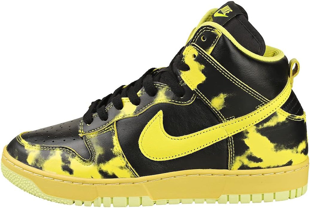 Nike Dunk High 1985 'Yellow Acid Wash'