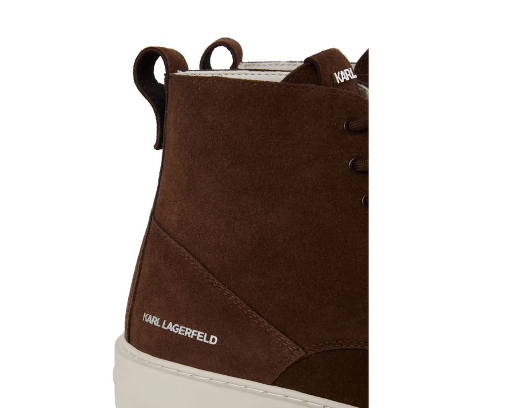 Bocanci Karl Lagerfeld Flint Suede - Maro - Ediție Limitată