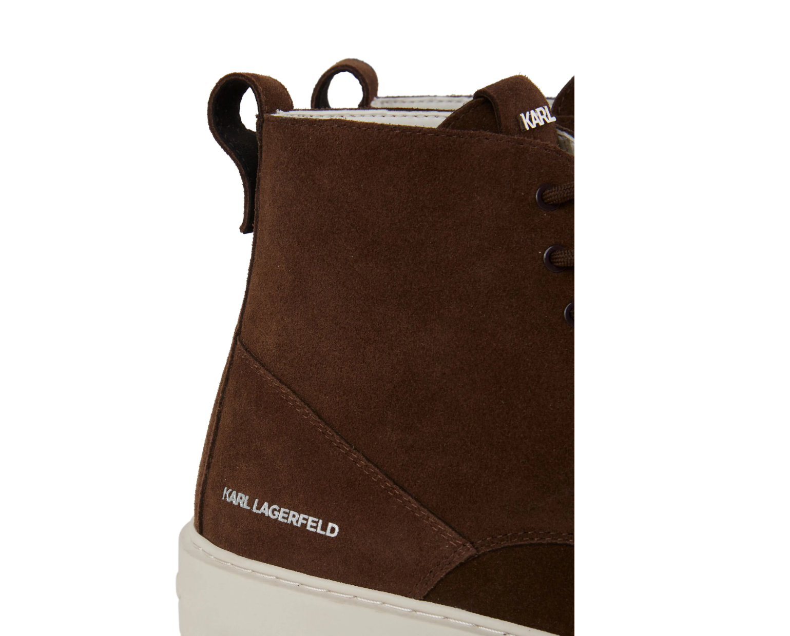 Bocanci Karl Lagerfeld Flint Suede - Maro - Ediție Limitată