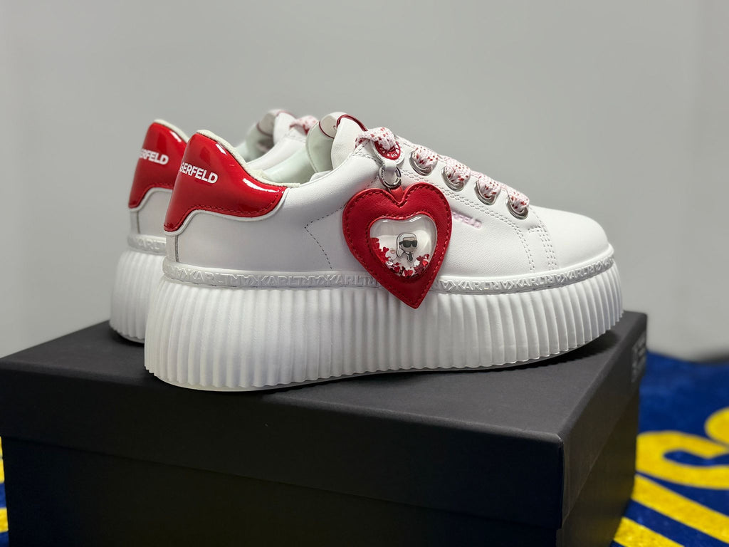 Karl Lagerfeld KREEPER LO Valentine White - Pandantiv Inimă Roșie