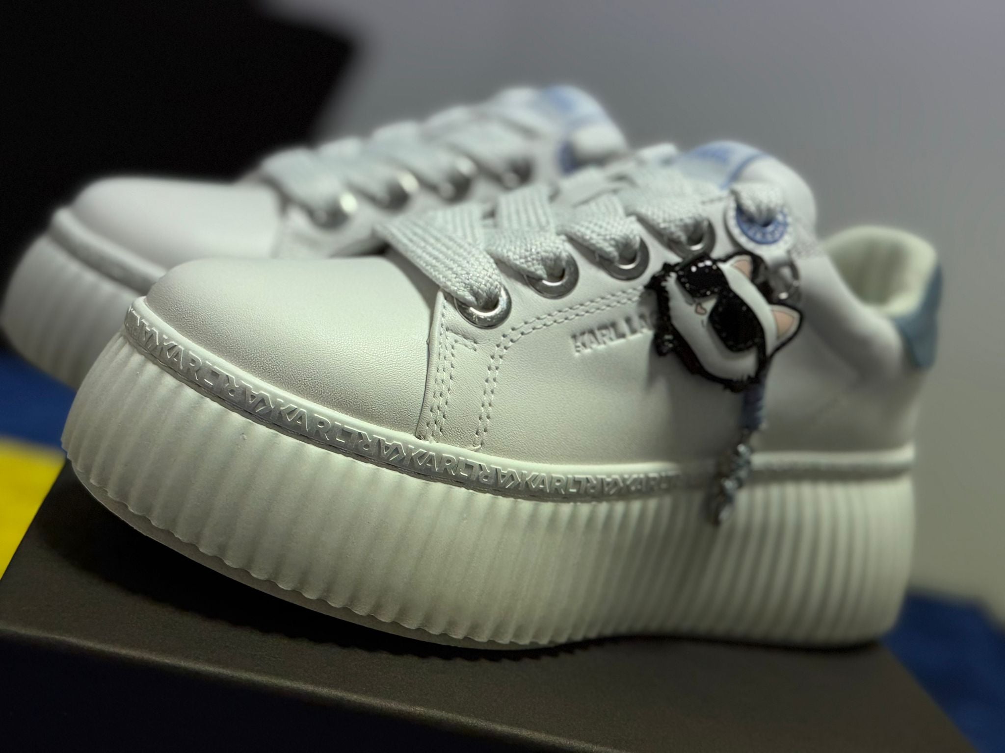 Karl Lagerfeld KREEPER LO Twin Pendant White  - Accent Metalic