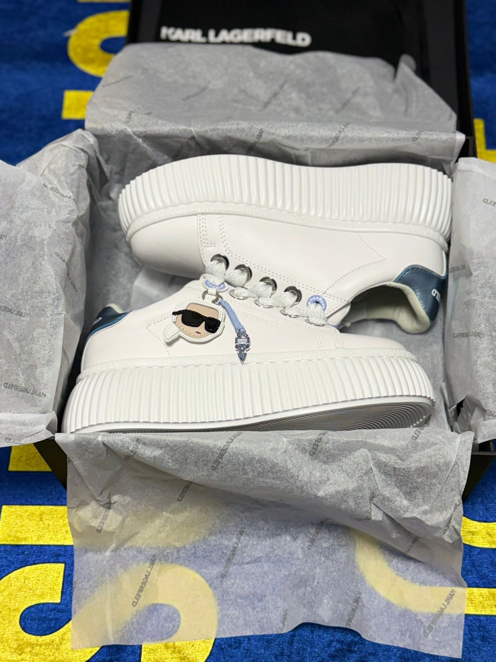 Karl Lagerfeld KREEPER LO Twin Pendant White  - Accent Metalic