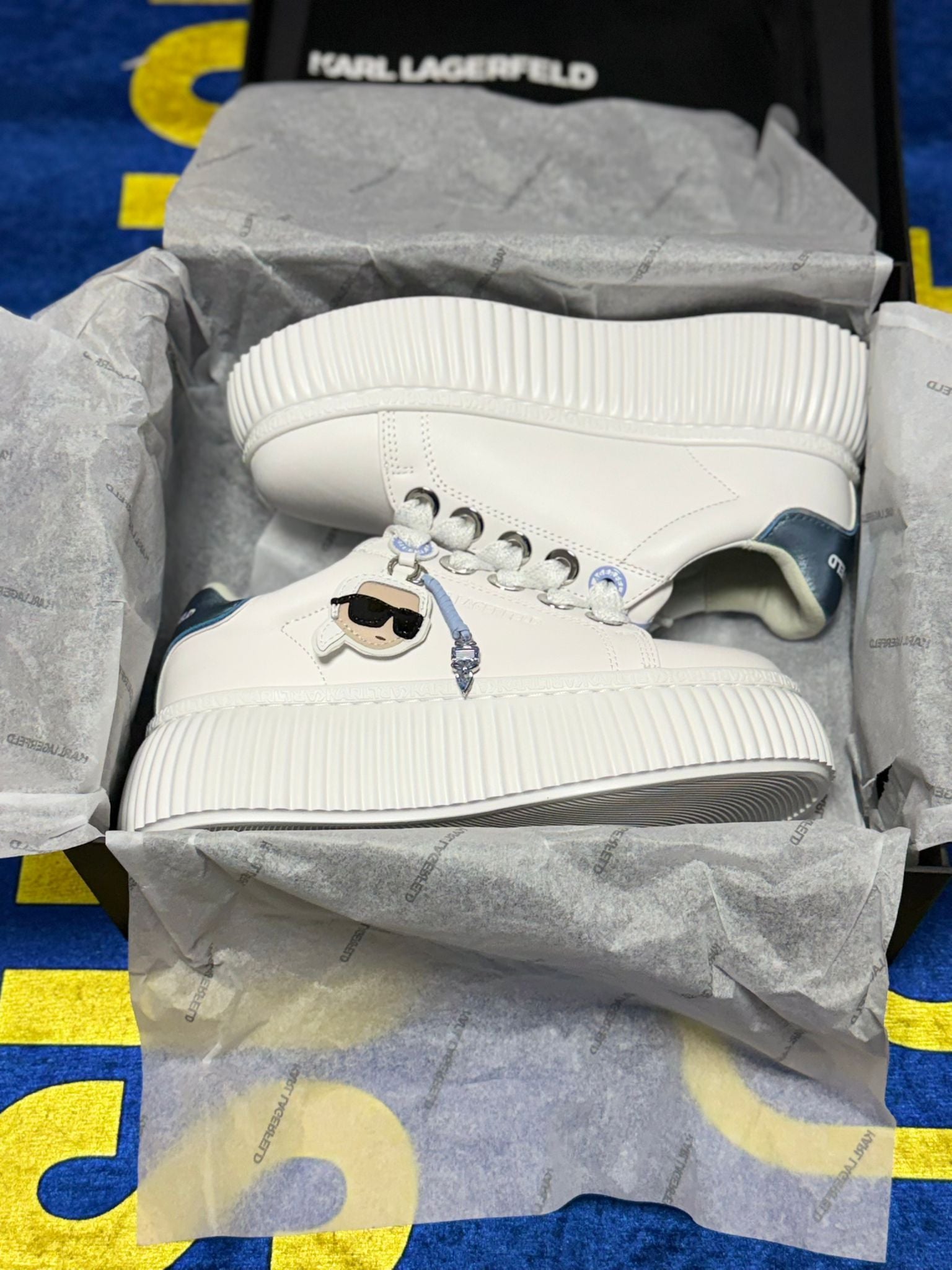 Karl Lagerfeld KREEPER LO Twin Pendant White  - Accent Metalic