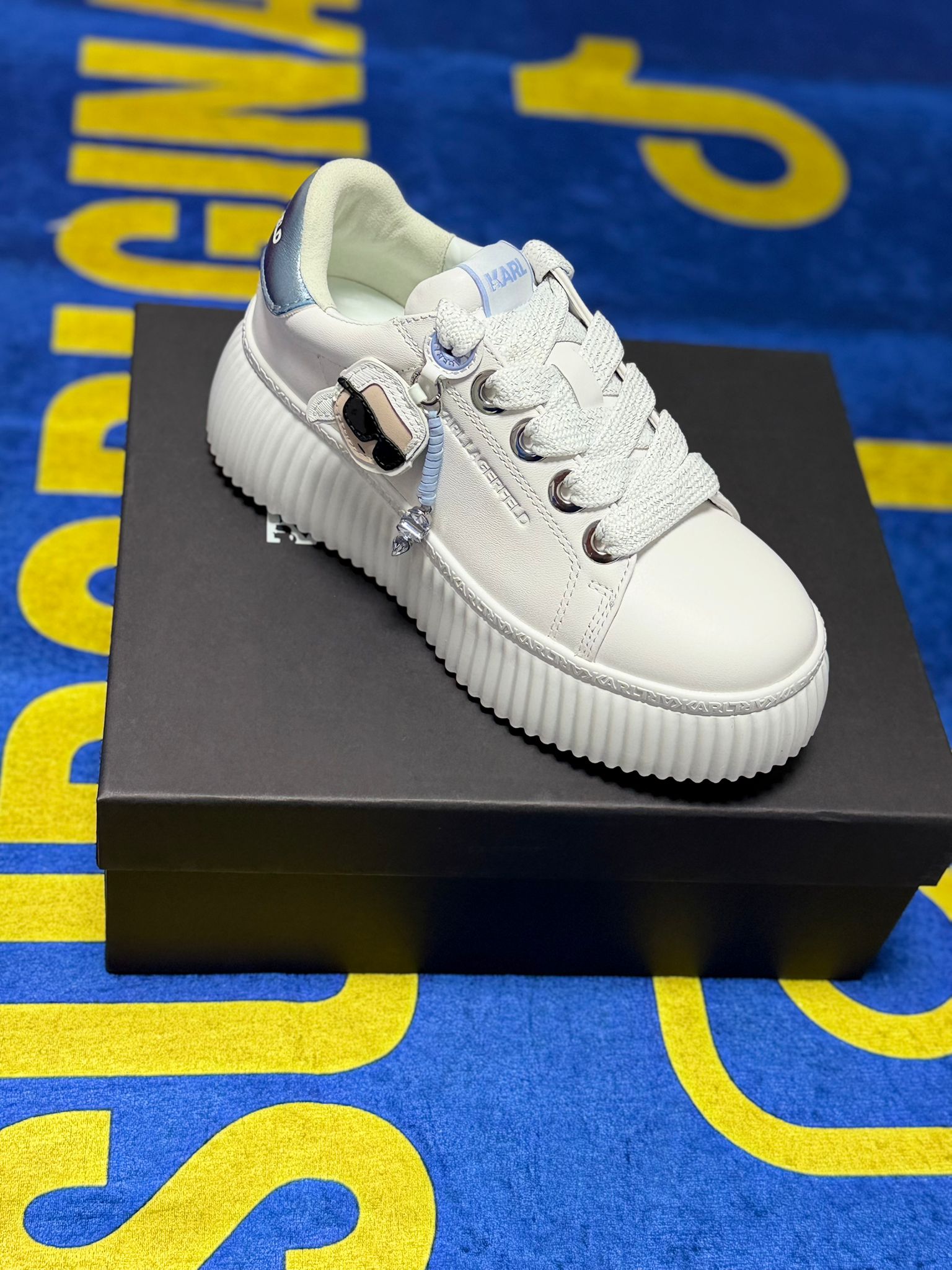 Karl Lagerfeld KREEPER LO Twin Pendant White  - Accent Metalic