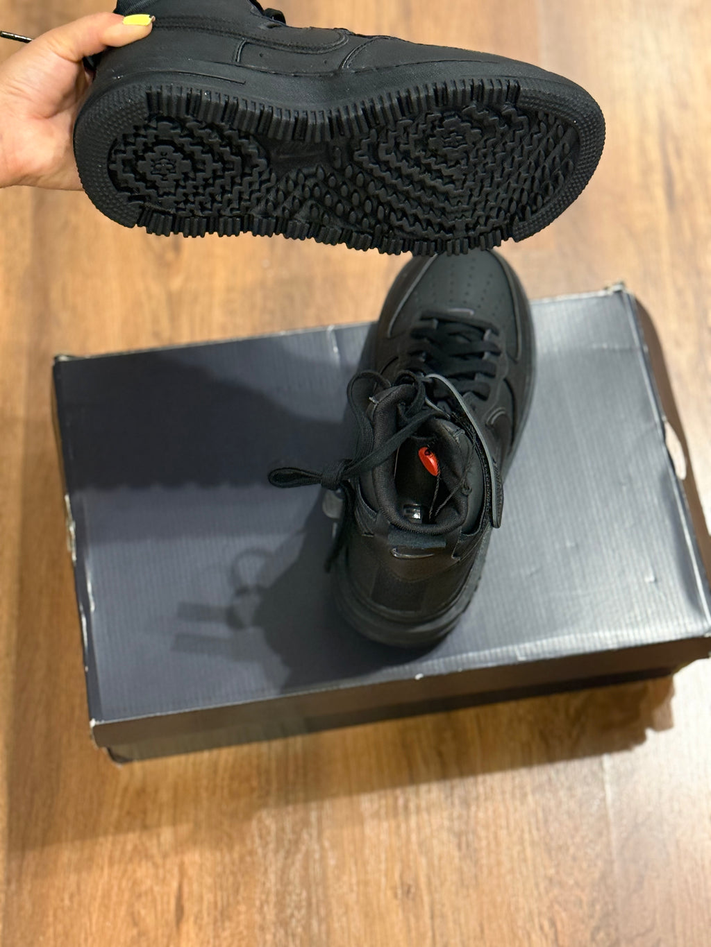 NIKE Air Force 1 Boot 'Black Anthracite'