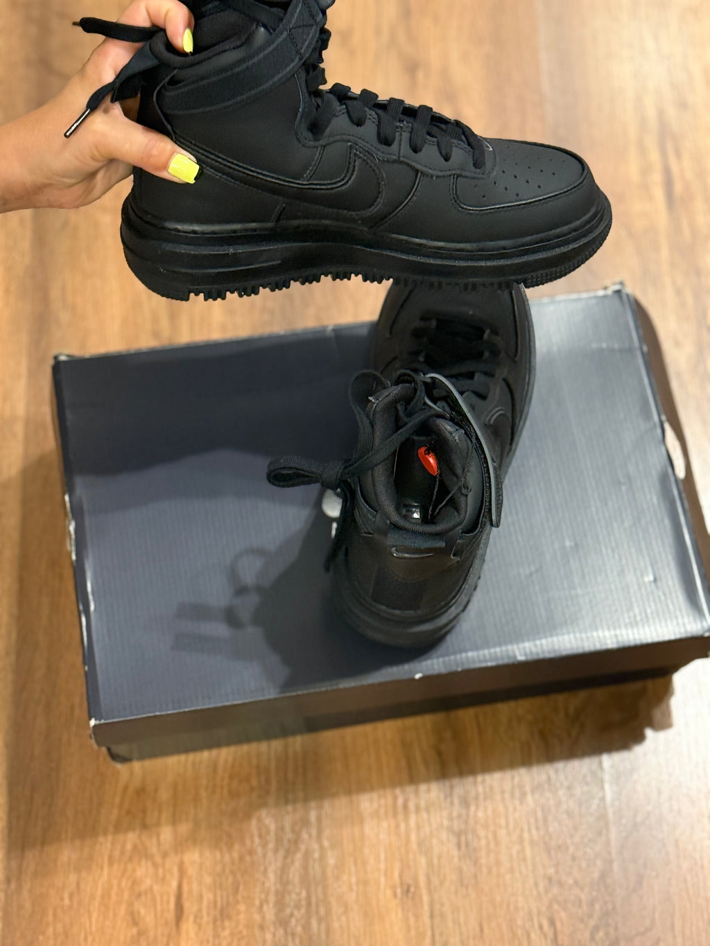 NIKE Air Force 1 Boot 'Black Anthracite'