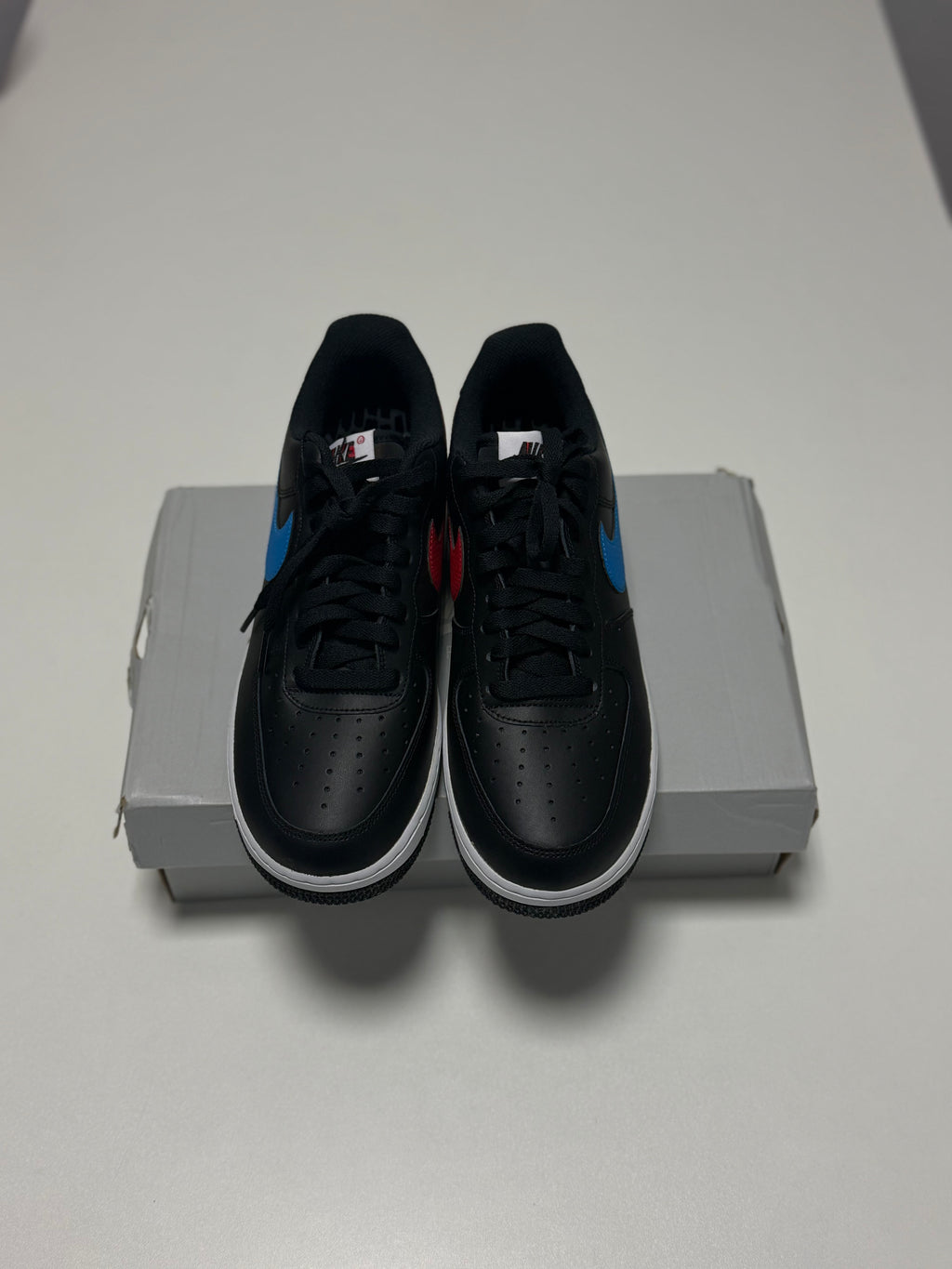 Nike Air Force 1 '07 'Mismatch Swooshes - Black'