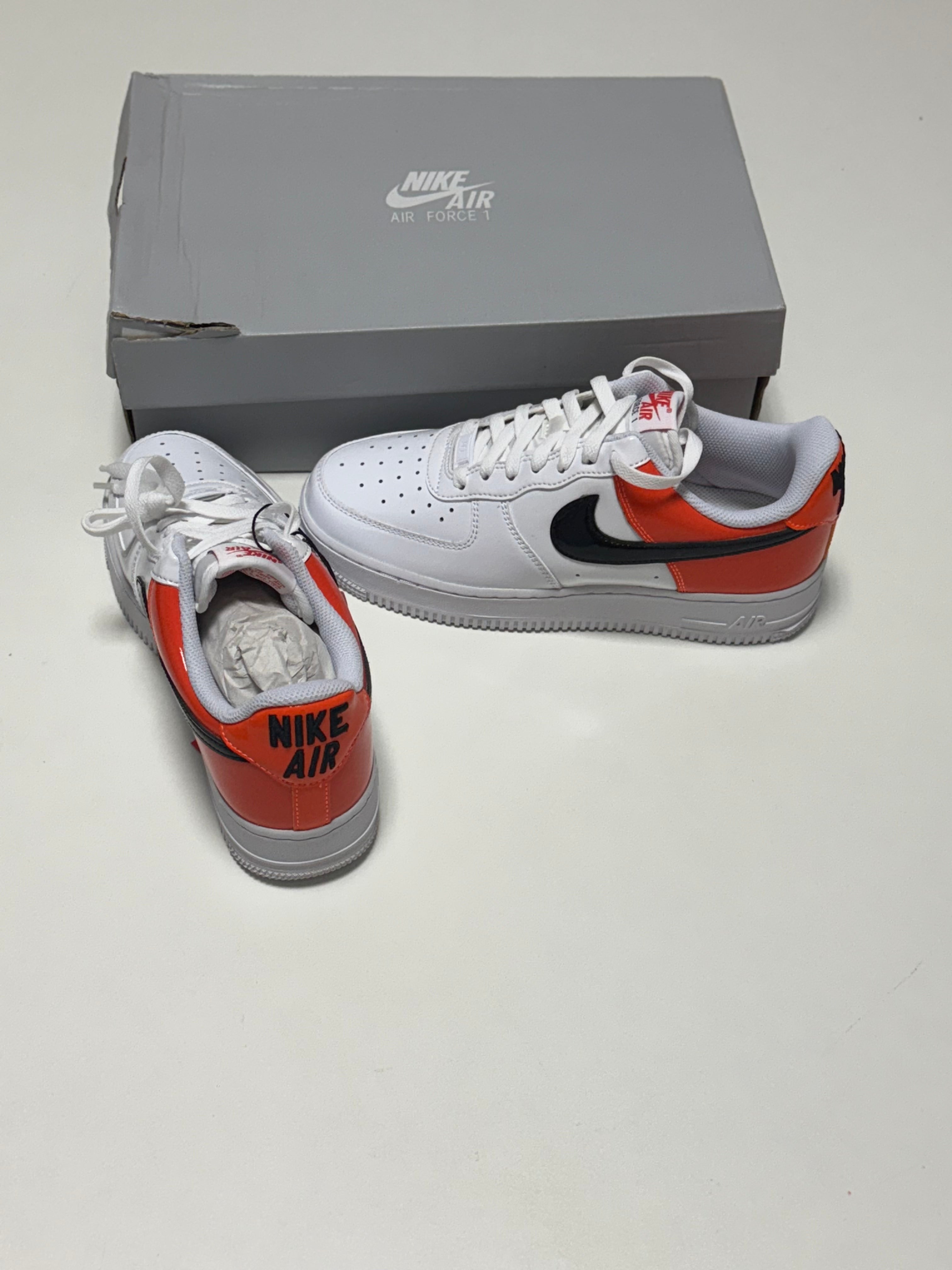 Nike Air Force 1 '07 'White Brilliant Orange'