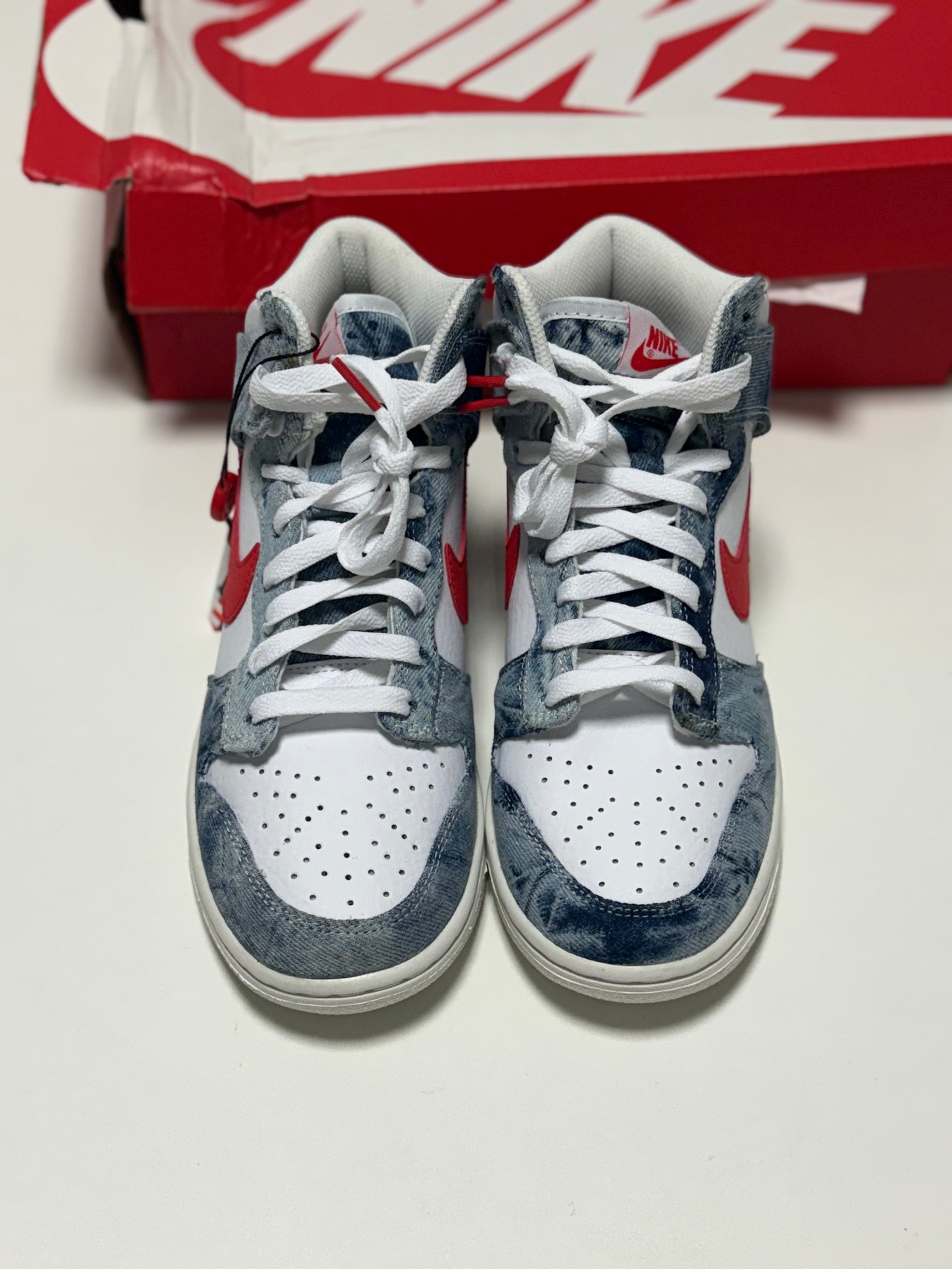 Nike Dunk High 'Washed Denim'