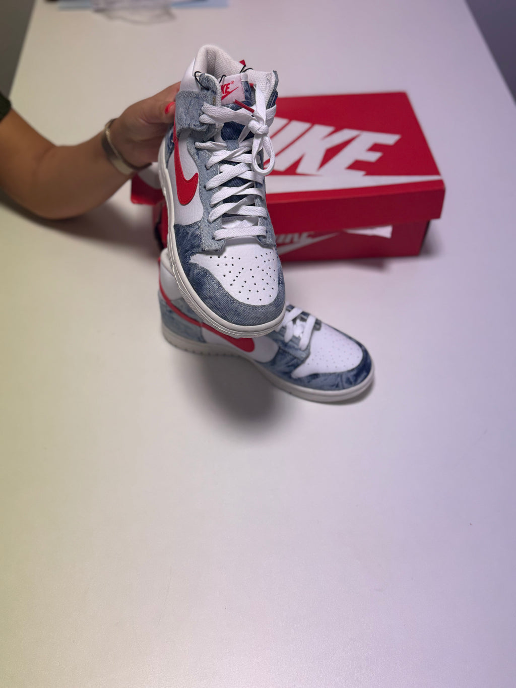 Nike Dunk High 'Washed Denim'