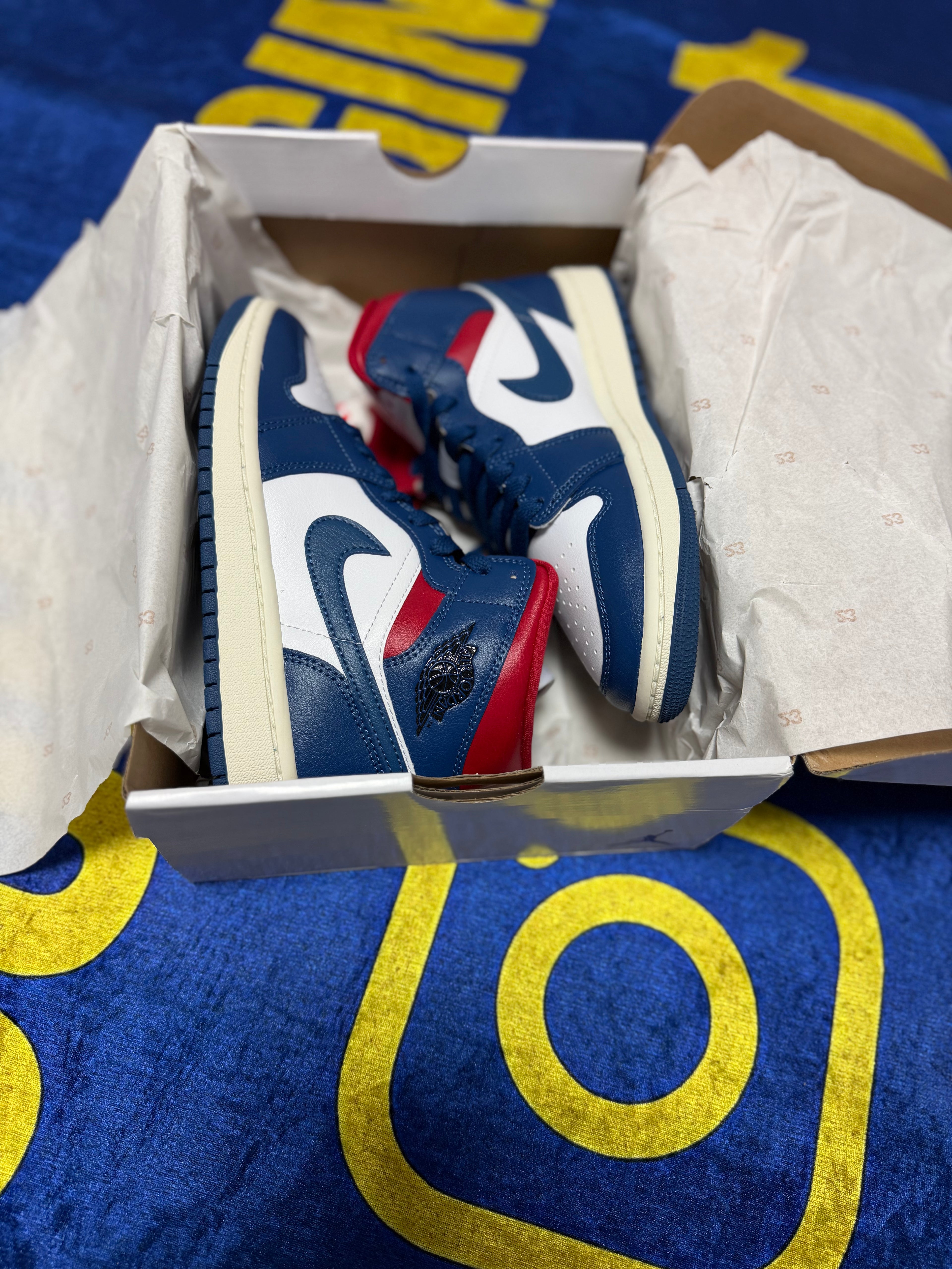 Air Jordan 1 Mid French Blue – Sneakers Originali Jordan, Stil Urban și Confort Premium