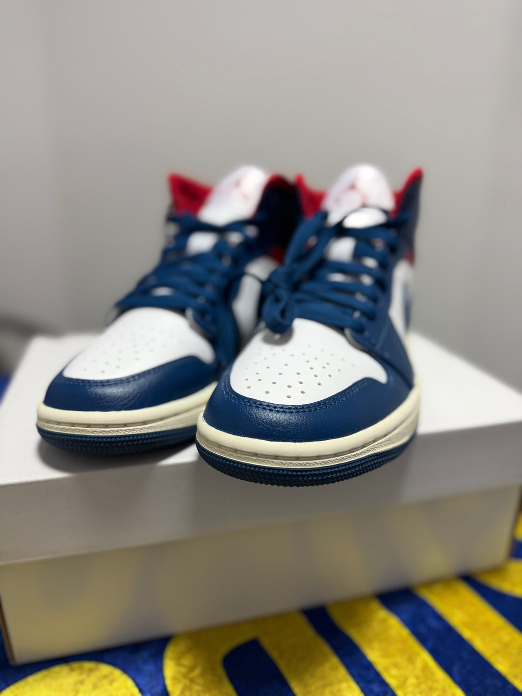 Air Jordan 1 Mid French Blue – Sneakers Originali Jordan, Stil Urban și Confort Premium