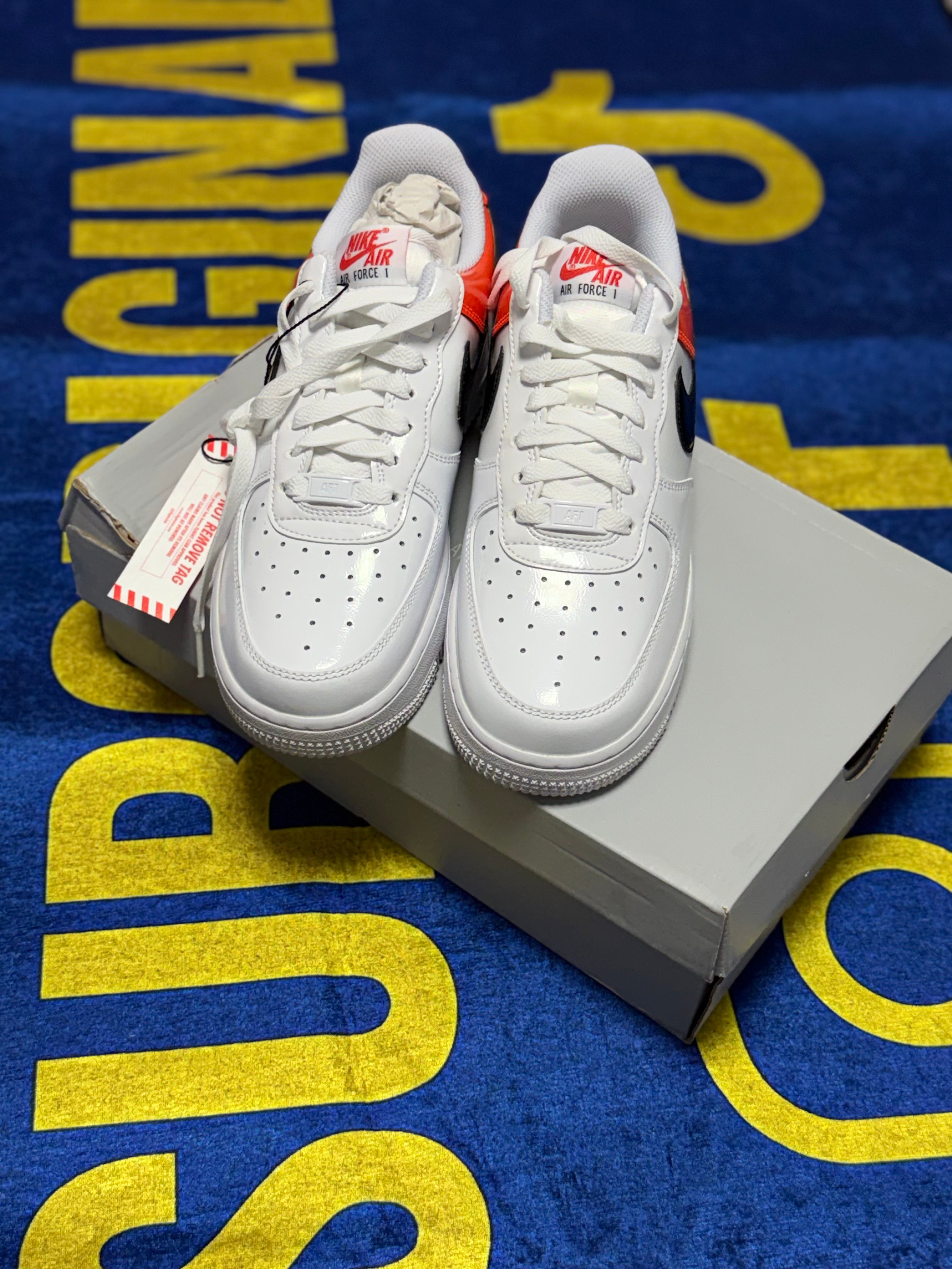 Nike Air Force 1 ’07 White Brilliant Orange – Adidași Originali, Stil Fresh și Confort Premium