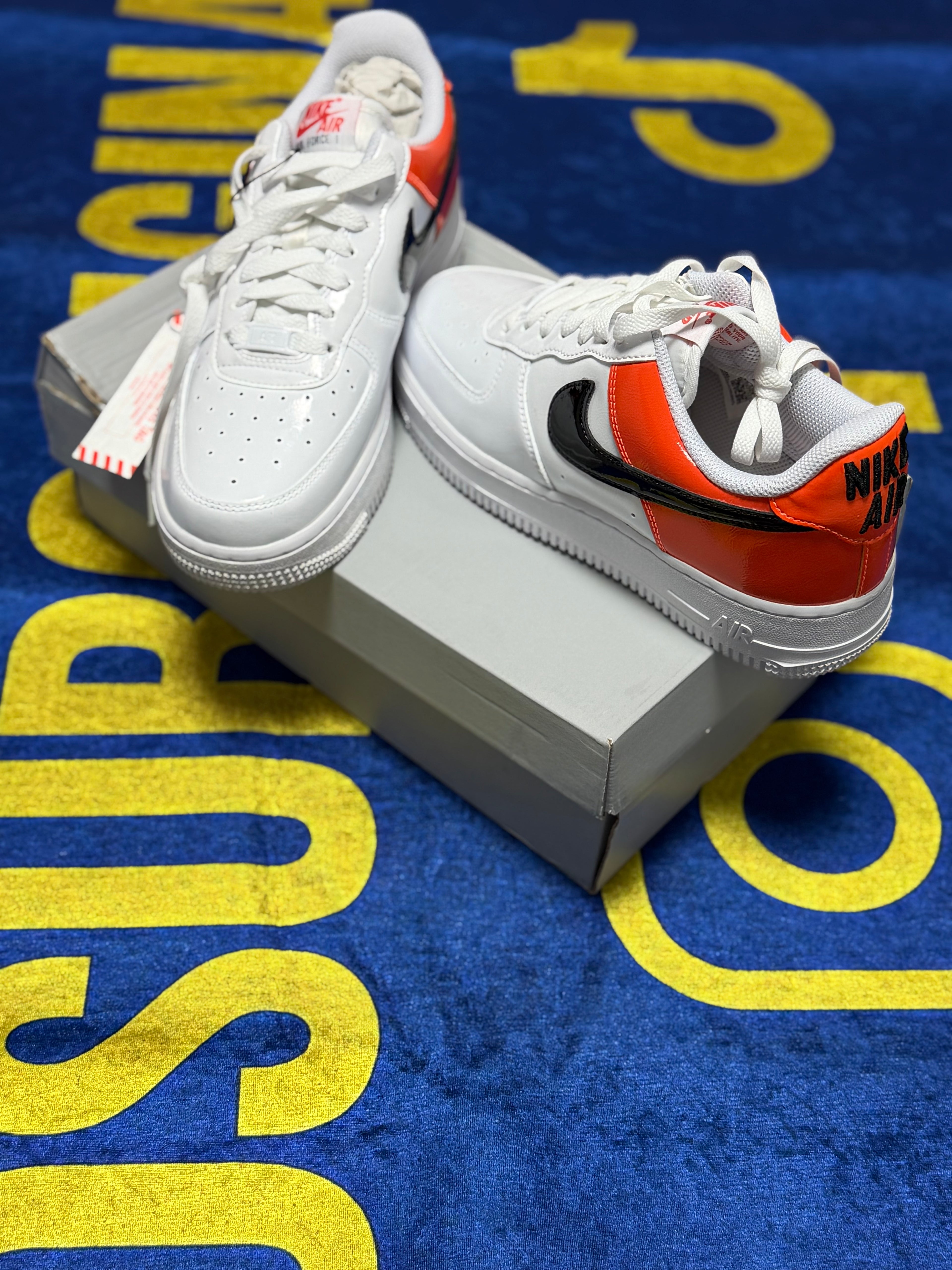 Nike Air Force 1 ’07 White Brilliant Orange – Adidași Originali, Stil Fresh și Confort Premium