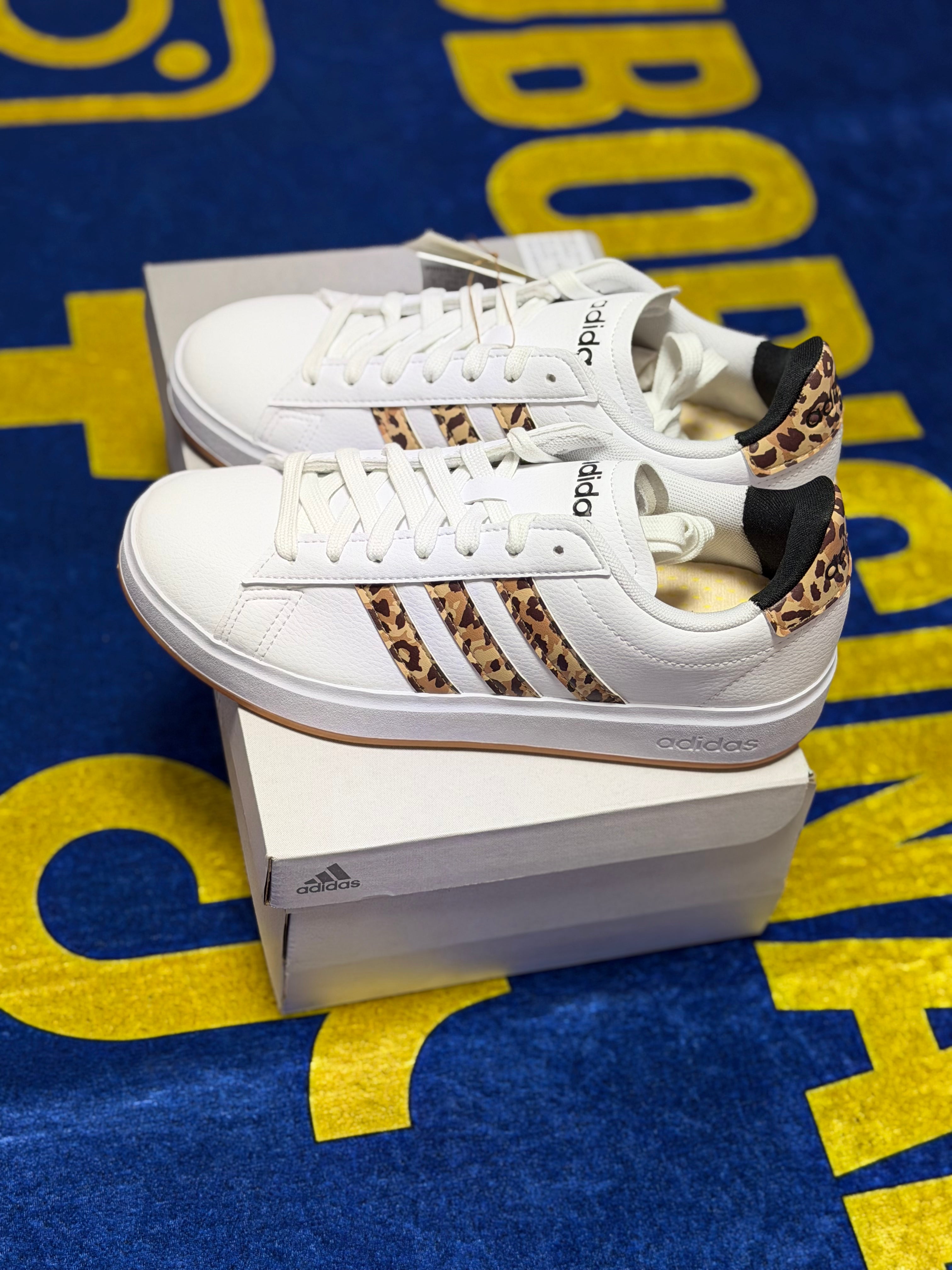 ADIDAS GRAND COURT 2.0 W – White Leopard