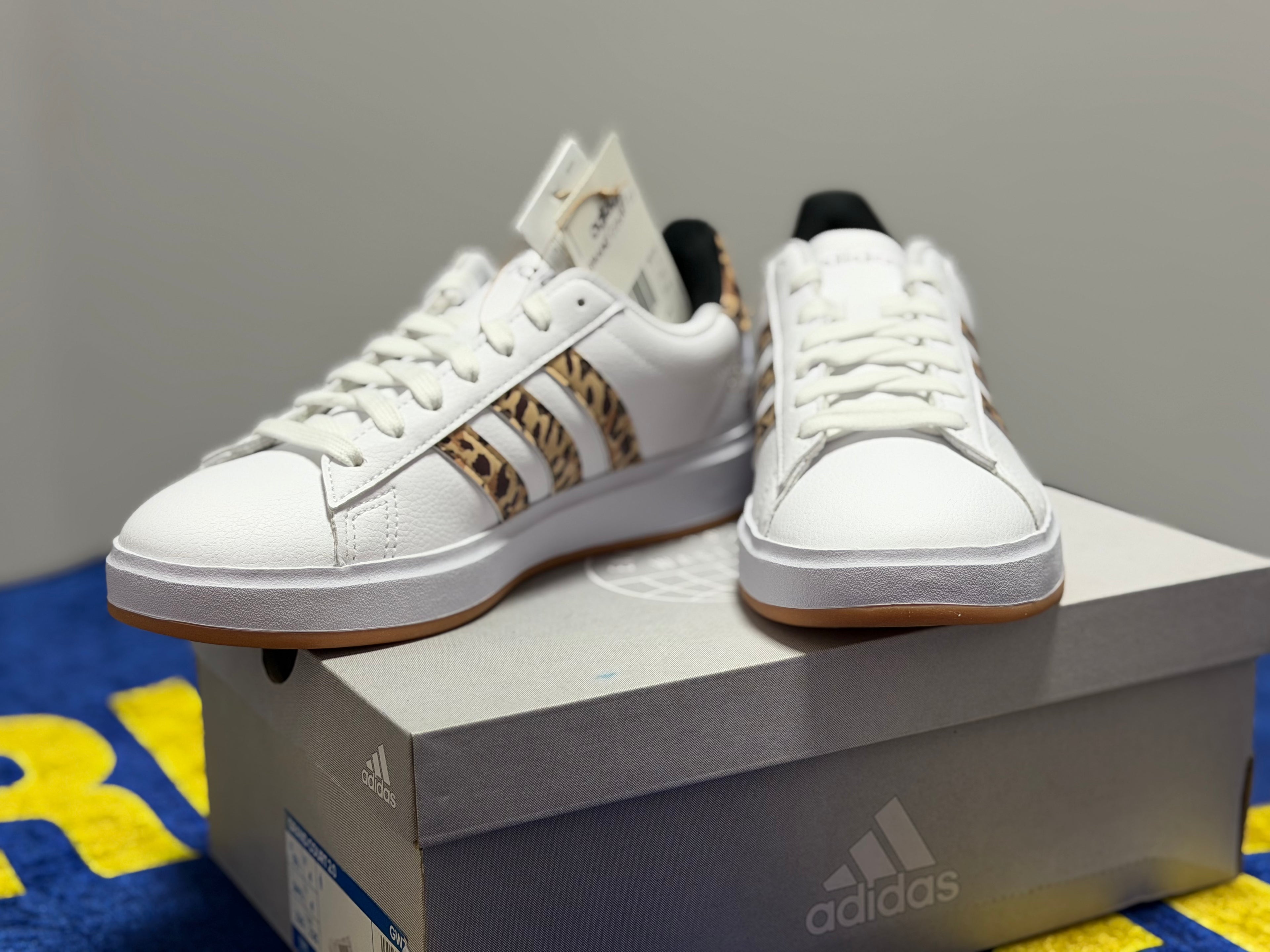 ADIDAS GRAND COURT 2.0 W – White Leopard