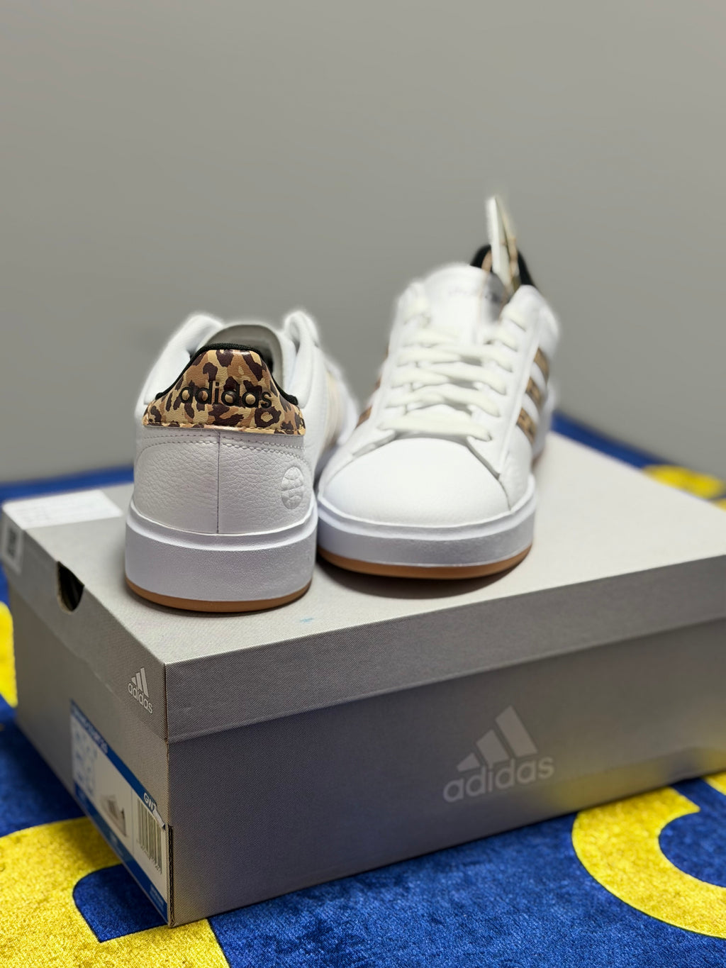 ADIDAS GRAND COURT 2.0 W – White Leopard